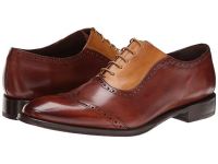 2016 Messico Saddle Shoe Oxfords for Men - Felix - Yellow/Cognac Leather Sale Online